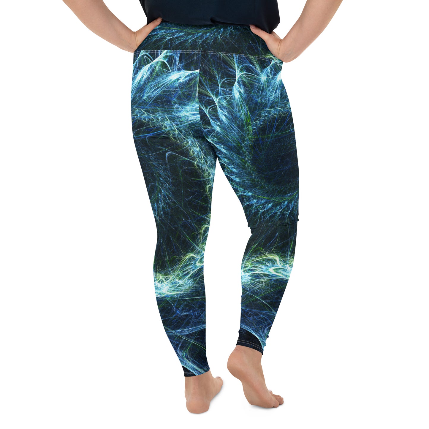 All-Over Print Plus Size Leggings