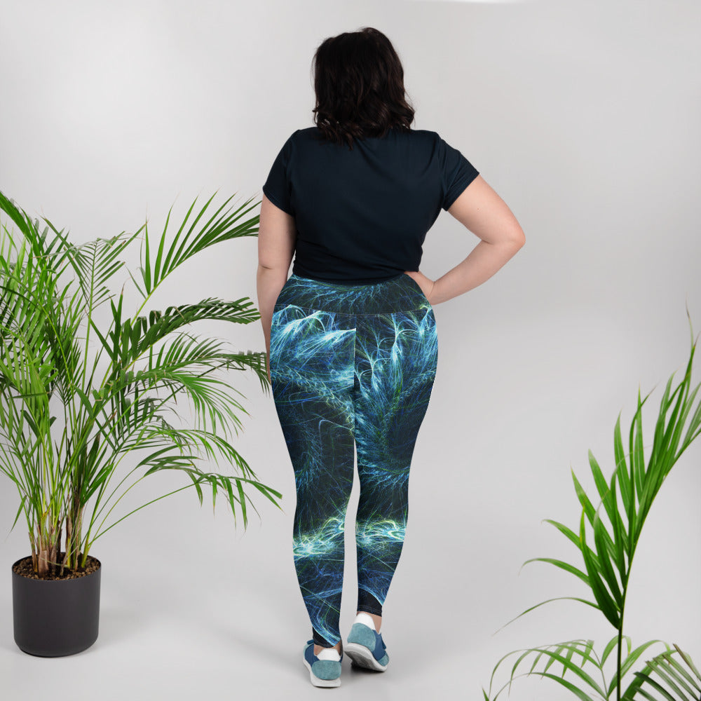 Legging à imprimé intégral grande taille