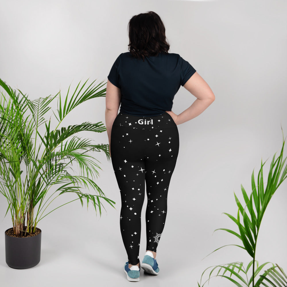 Legging à imprimé intégral grande taille