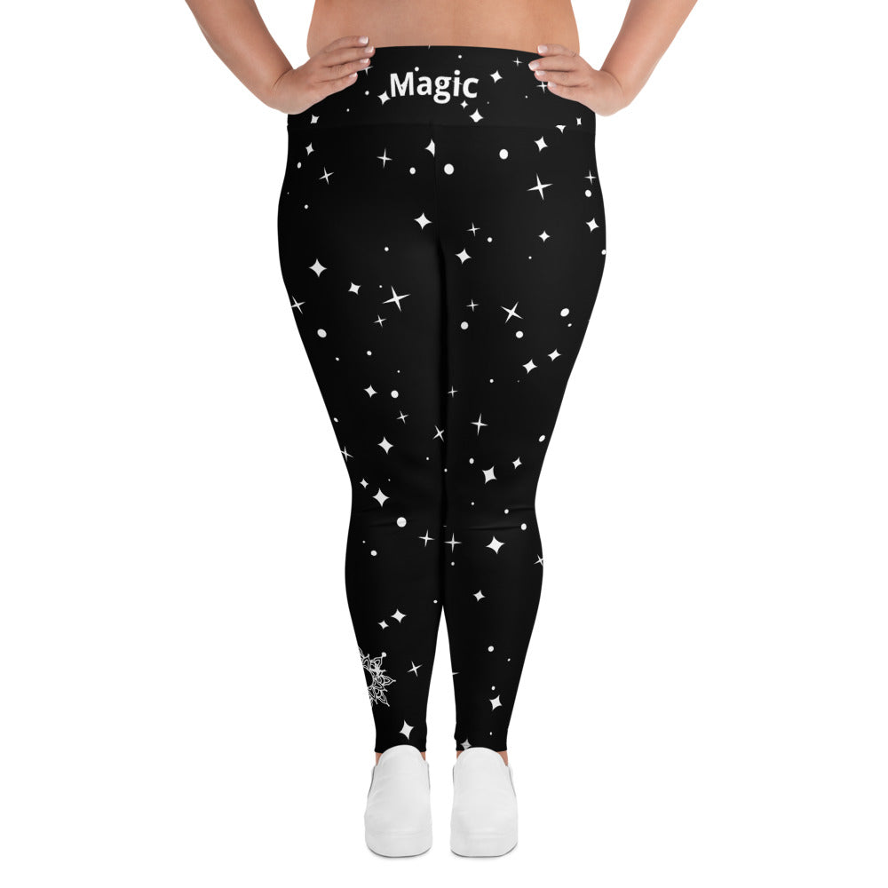 Legging à imprimé intégral grande taille