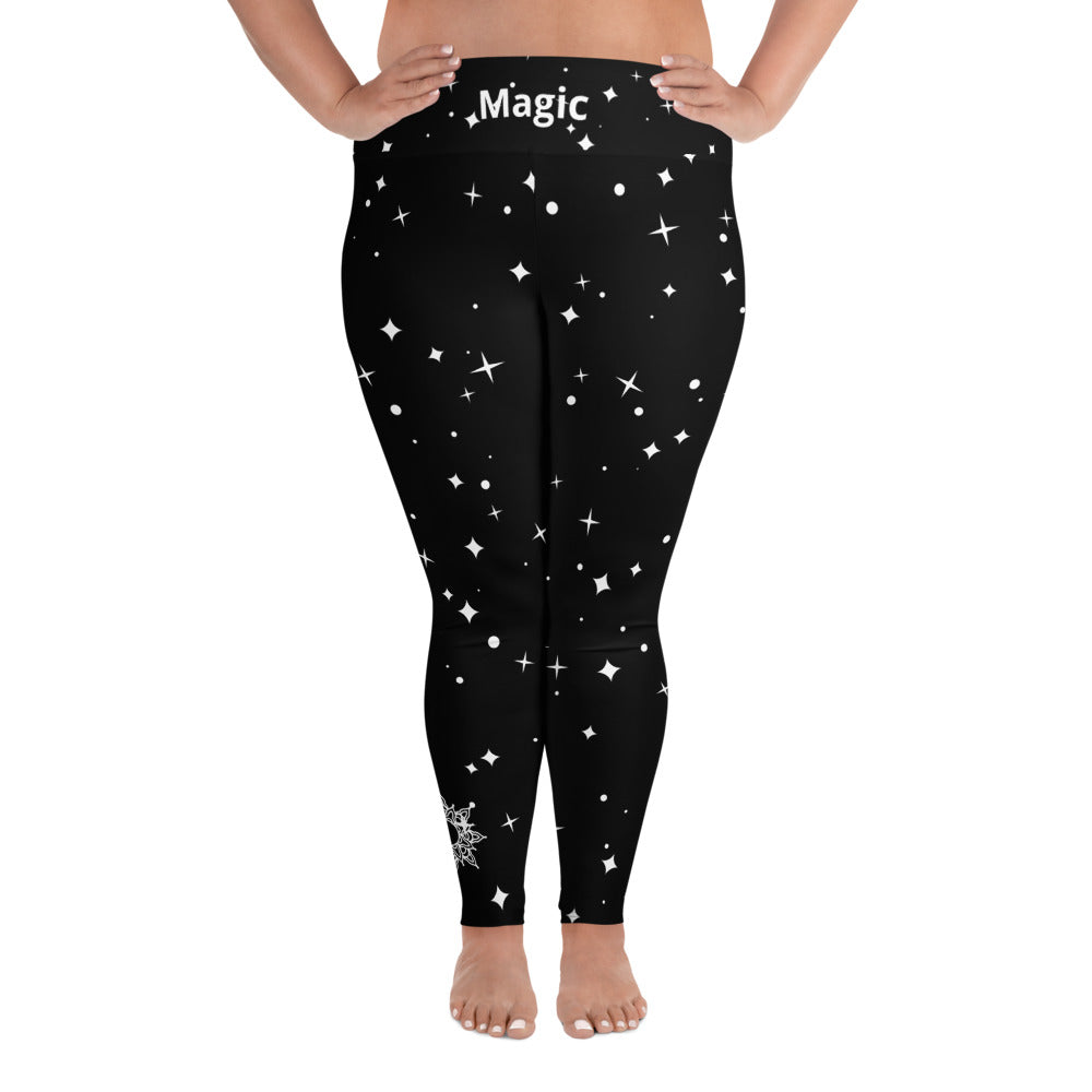 Legging à imprimé intégral grande taille