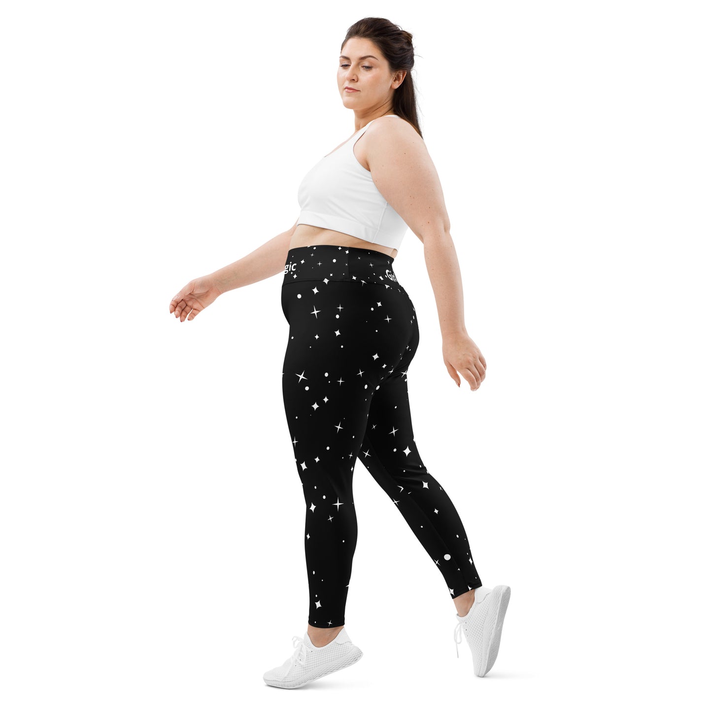 Legging à imprimé intégral grande taille