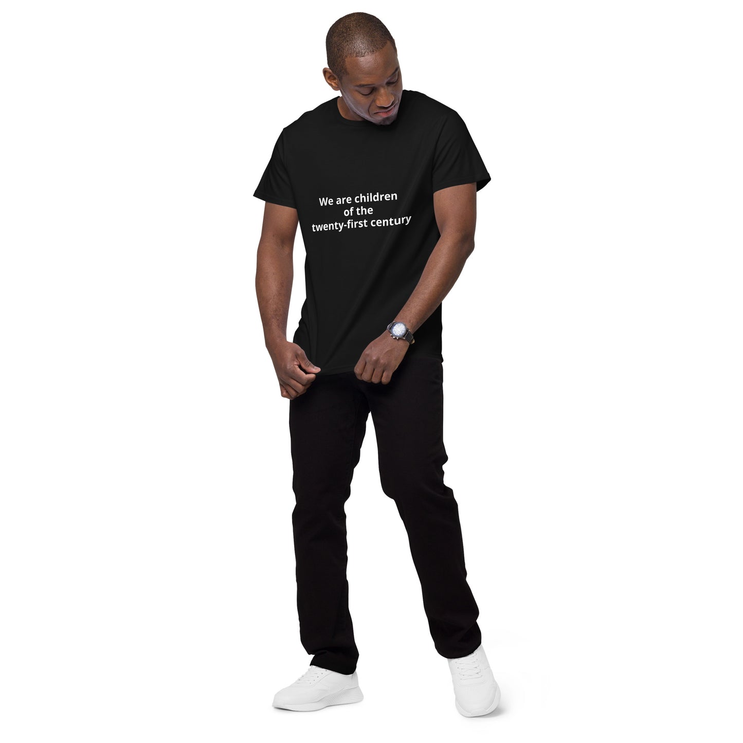 T-shirt en coton premium pour hommes