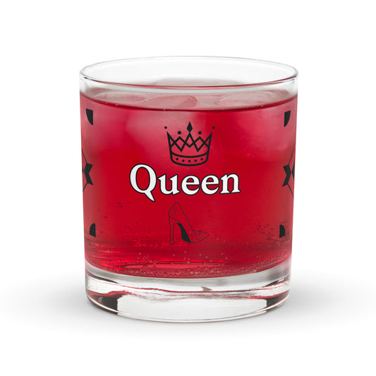 Queen Rocks glass