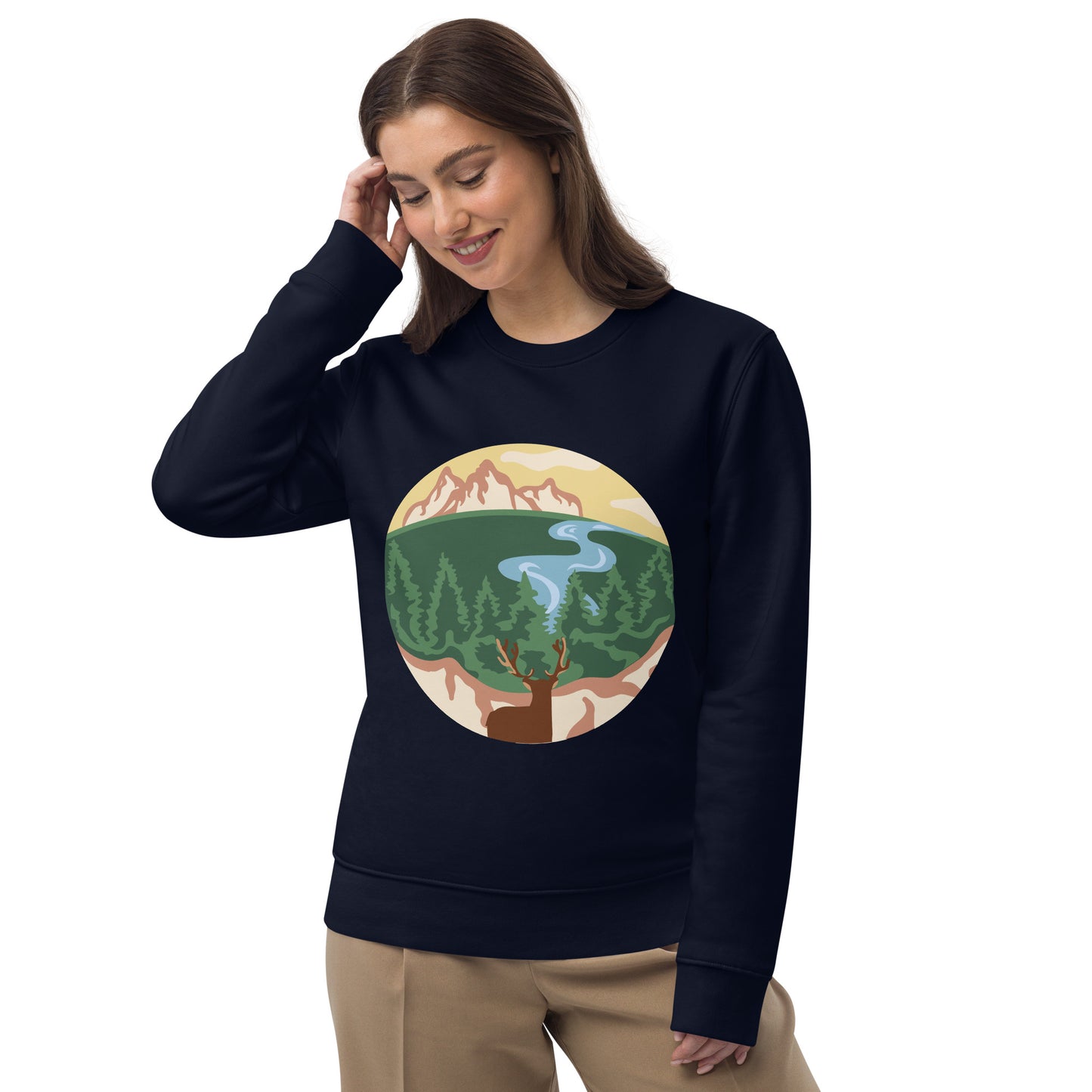 Sweat-shirt écologique unisexe