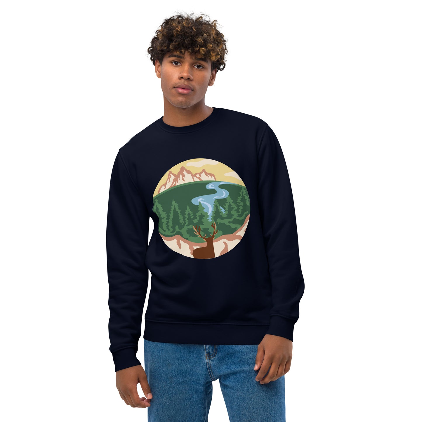 Sweat-shirt écologique unisexe