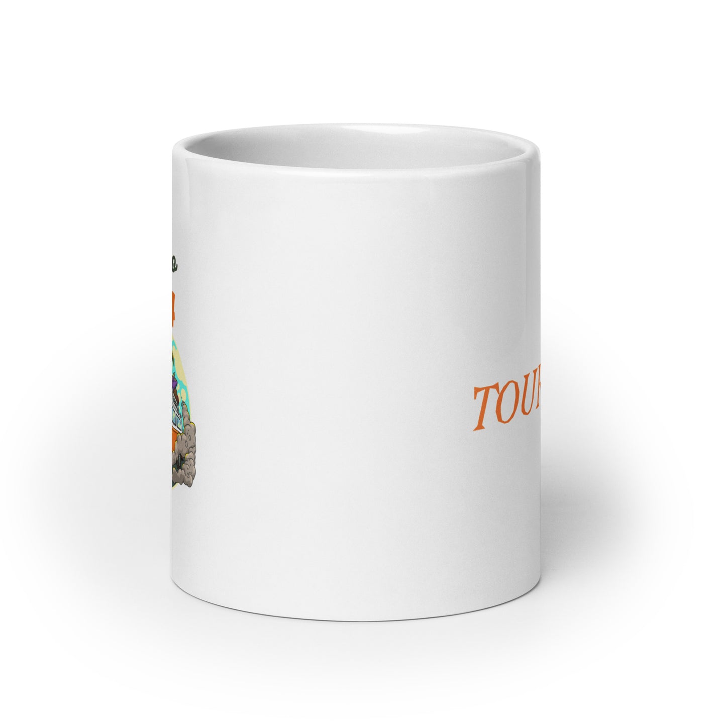 Mug blanc brillant