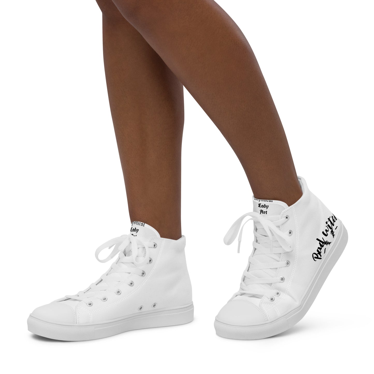 Women's high top canvas shoes