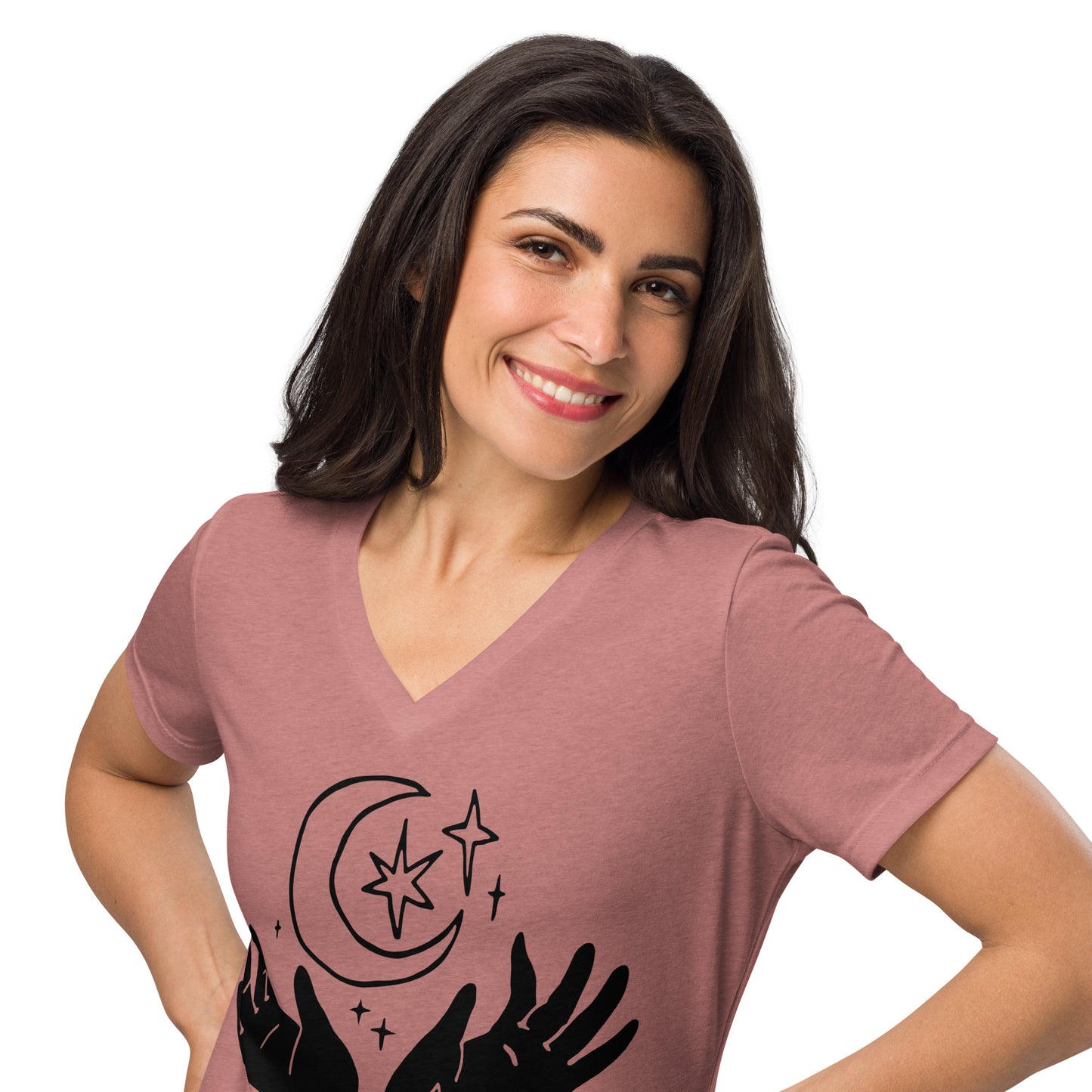 Women’s relaxed v-neck t-shirt