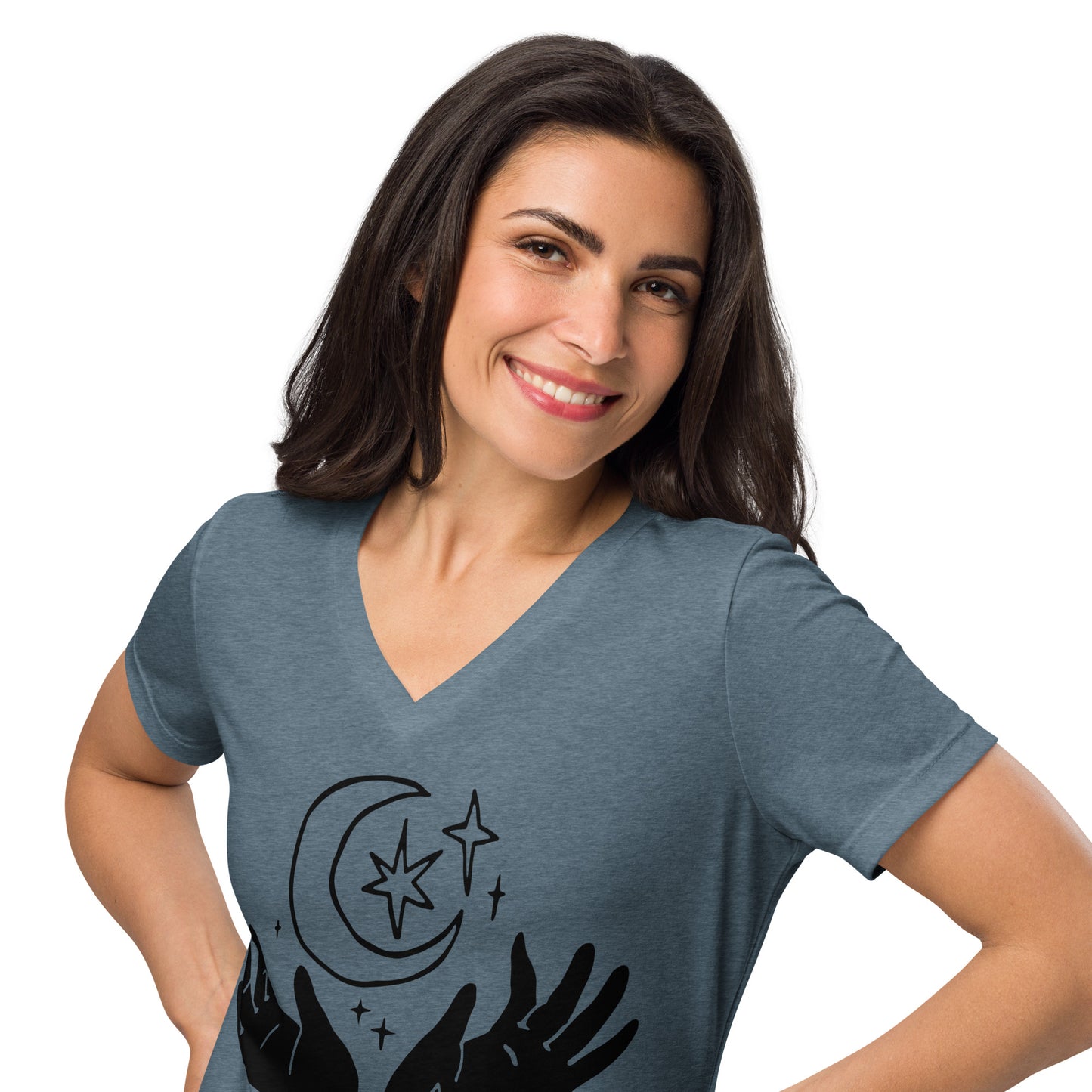 Women’s relaxed v-neck t-shirt