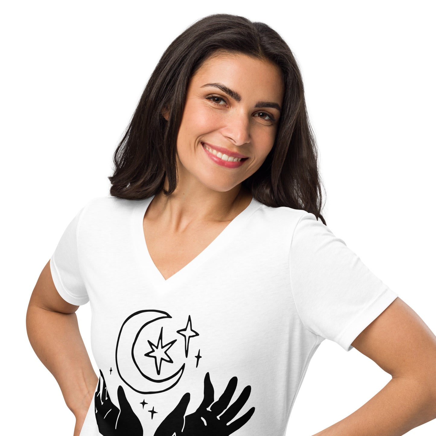 Women’s relaxed v-neck t-shirt