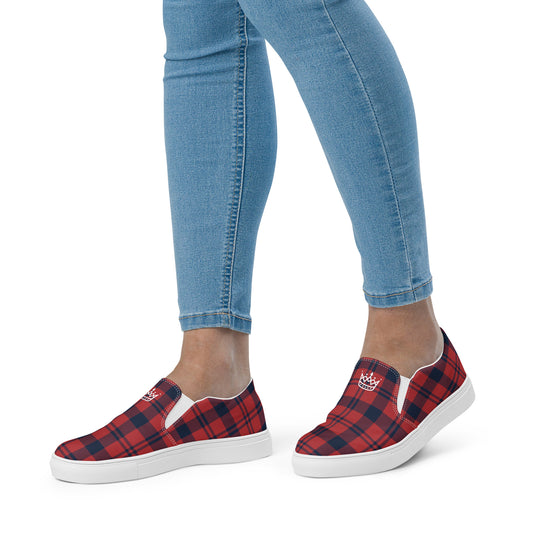 Women's canvas slip-on shoes